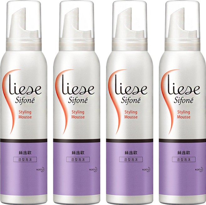 Liese 莉婕 絲逸歡 塑髮系列 造型泡沫, 150ml, 4瓶