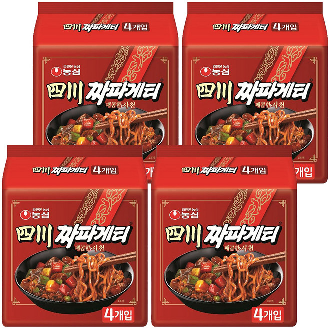 짜파게티 사천 137g, 16개