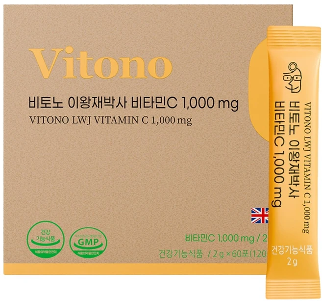 비토노 이왕재 박사 비타민C 1000mg, 1개, 60회분 - 쿠팡