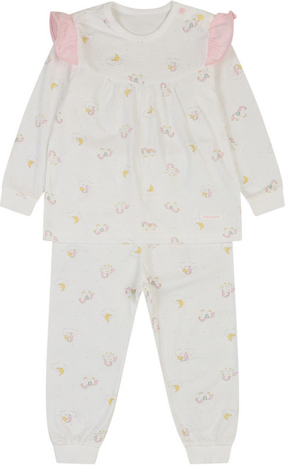 해피랜드 신생아용 파베 모달 내의 상하의 세트