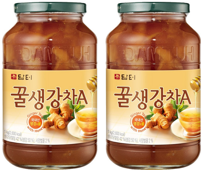 담터 꿀생강차A, 1kg, 1개입, 2개
