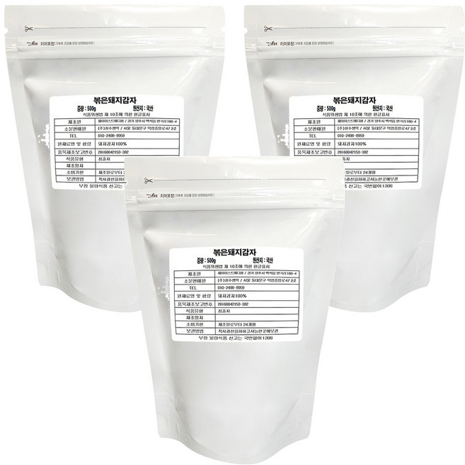 청수생약 볶은 돼지감자, 500g, 3개