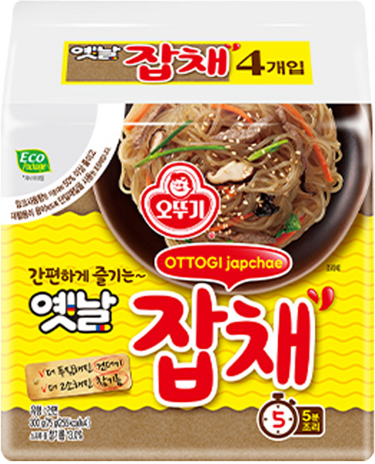 오뚜기옛날 잡채 75g, 4개