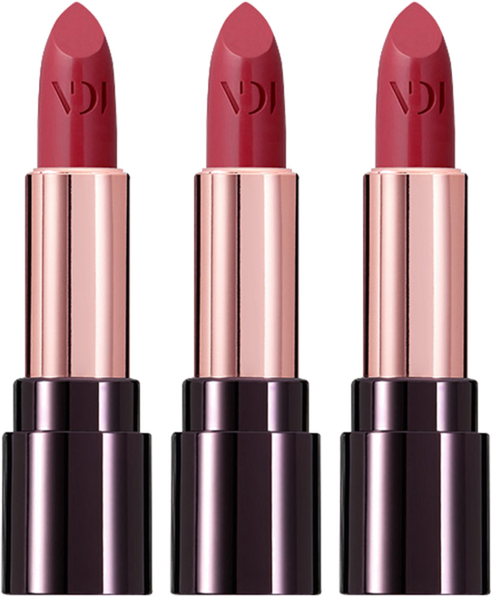 비디보브 립 컷 루즈 3.8g, 3개, PK109셀피로즈