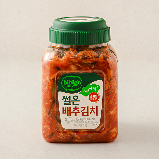 비비고 썰은 배추김치, 1.2kg, 1개