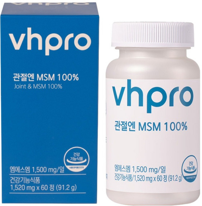 비타민하우스 관절엔 MSM 100%, 60정, 1개