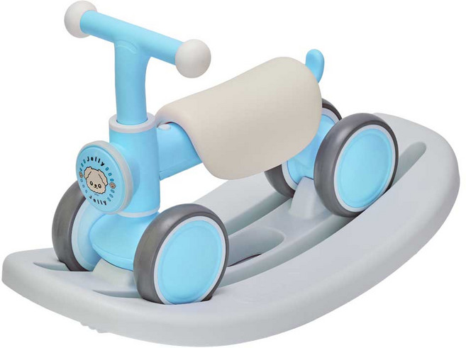 야야 졸리 앤 젤리 시소 바이크 졸리 시소 바이크, 블루, 1개