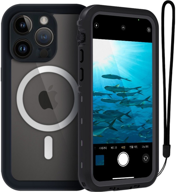 위크나인 휴대폰 방수 노샘 케이스, 아이폰16Pro, 1개