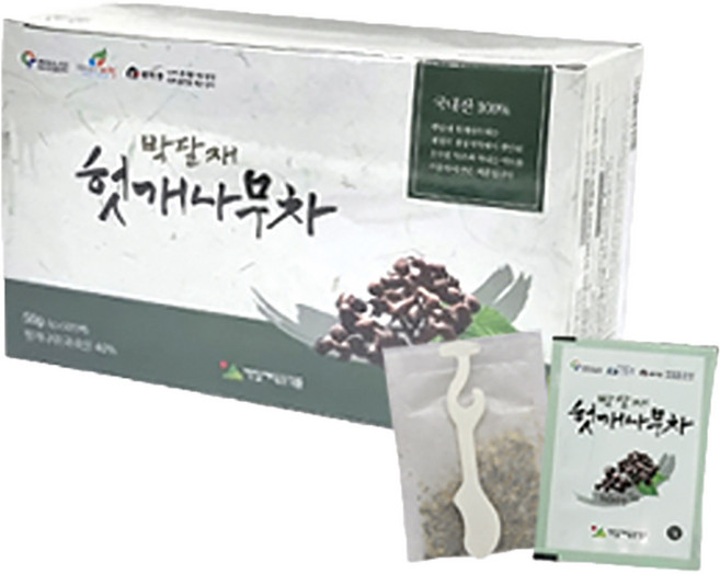 Bakdaljae 東方健康食品 Heotgae Tree Tea Bag Tea 50 Packs, 1g, 50入, 1個