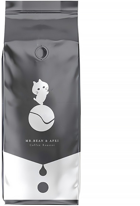 MR.BEAN&AFEI 豆豆先生與他的阿肥 橡木桶特調藍山咖啡豆, 咖啡豆(無研磨), 450g, 1包