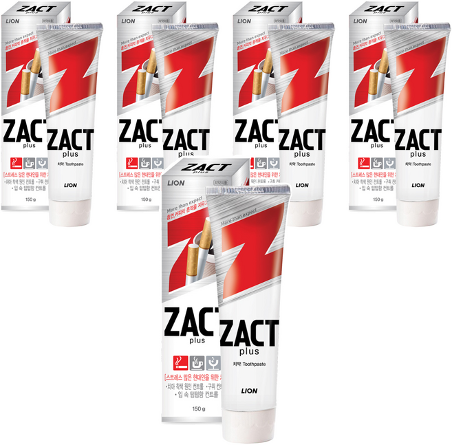 작트 치약, 150g, 5개