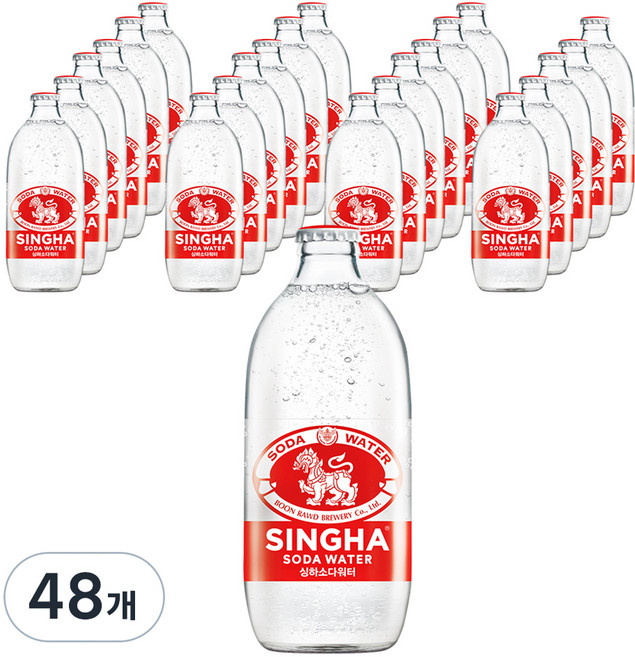 싱하 소다워터 탄산수, 325ml, 48개