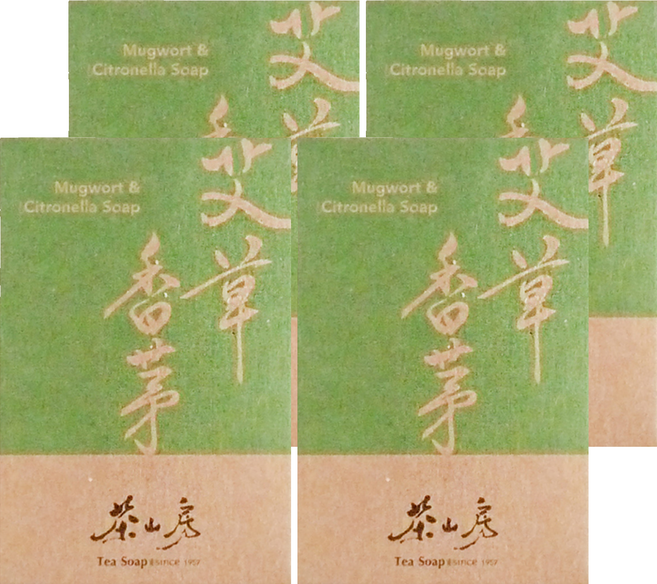 Tea Soap 茶山房 艾草香茅皂, 100g, 4個