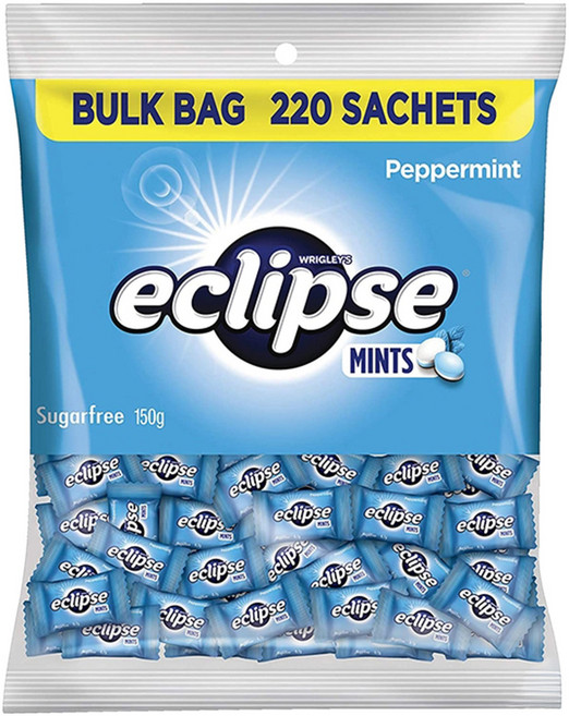 eclipse 易口舒 無糖薄荷錠 220顆, 150g, 1袋