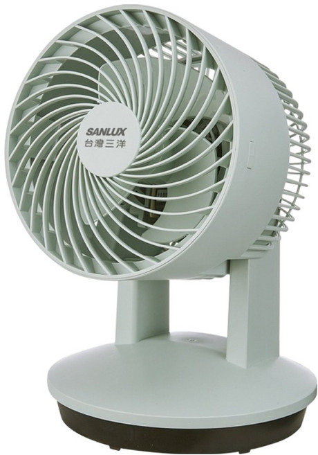 SANLUX 台灣三洋 8吋AC循環扇 SBF-C08AQ, 粉綠色