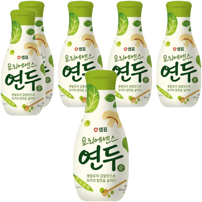 샘표 요리에센스 연두 순, 500ml, 6개