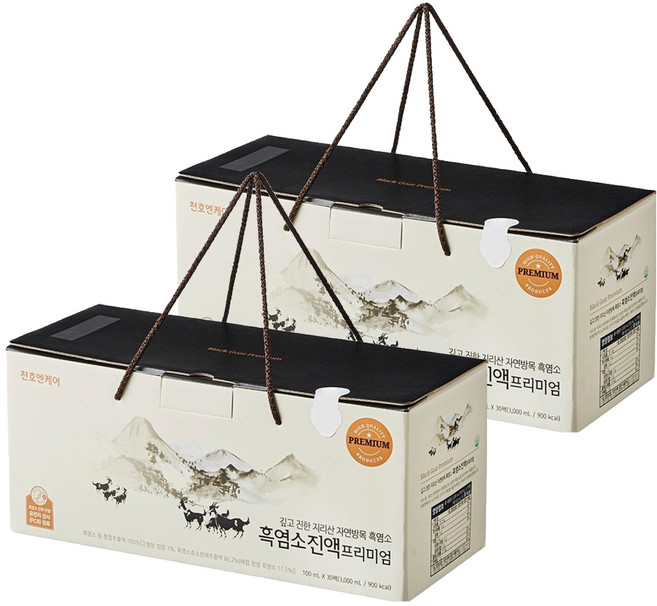 천호엔케어 흑염소진액 프리미엄 30p, 3L, 2개