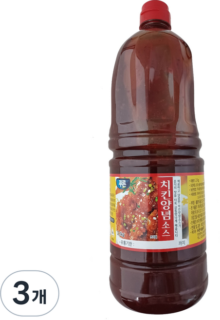 푸른식품 치킨 양념소스, 2.1kg, 3개