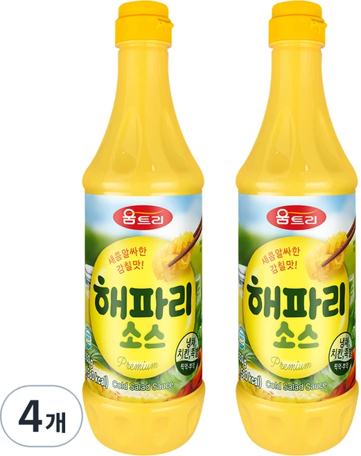움트리 해파리 양념 소스, 930g, 4개 - 쿠팡