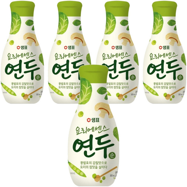 SEMPIO 膳府 Yondu 大豆發酵淡味醬油, 500ml, 5瓶