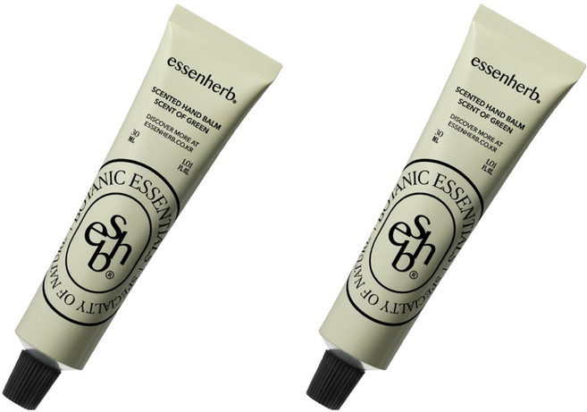 essenherb 香氛護手霜 清新綠意草本香, 2個, 30ml