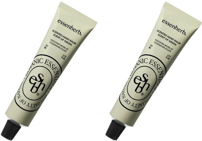 에센허브 센티드 핸드밤 센트오브그린 프레쉬그린 허브향, 2개, 30ml - 쿠팡