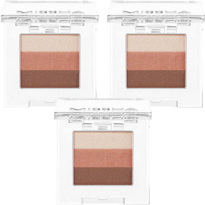 미샤 트리플 섀도우 2g, 14호 듀이 애프리콧, 3개