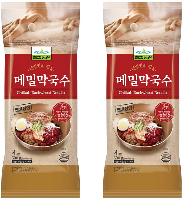 칠갑농산 메밀막국수, 2개, 600g