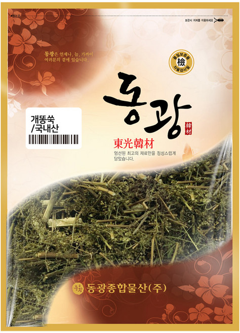 동광한방몰 개똥쑥 국내산, 600g, 1개