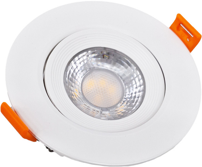 SAMPO 聲寶 7W LED可調式崁燈 7.5cm開孔 LX-PD073E 90 x 43mm, 燈泡色, 1個