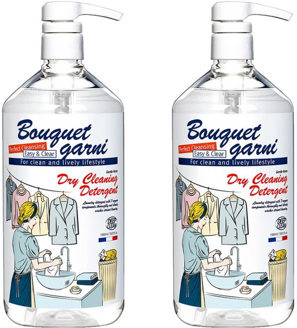 부케가르니 젠틀 홈 드라이클리닝 전용세제 본품, 1L, 1개입, 2개
