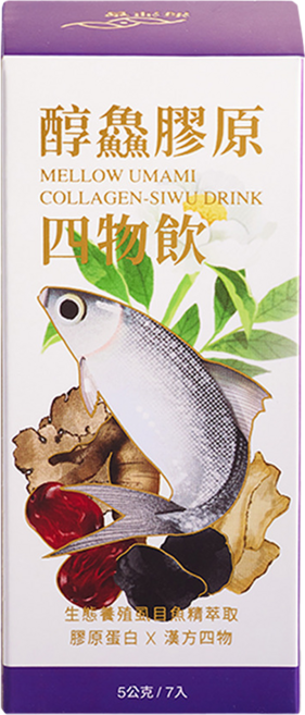 海浬寶 醇鱻膠原四物飲, 7包, 1盒
