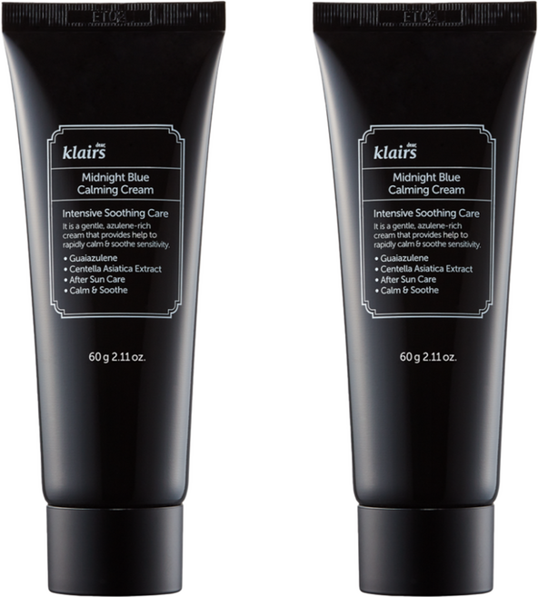 클레어스 미드나잇 블루 카밍 크림, 60g, 2개