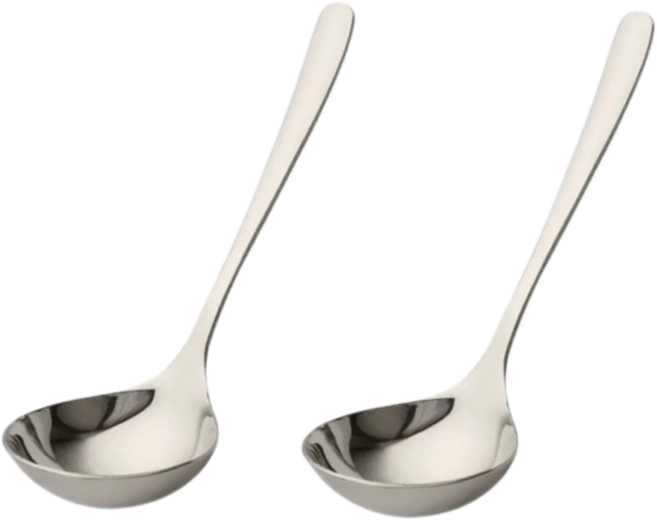 블룸홈 304 올스텐 일체형 조리용 미니 국자, 2개