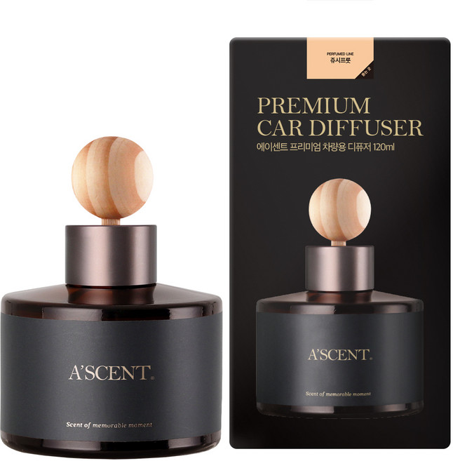에이센트 차량용 디퓨저 세트, 쥬시프룻, 1개