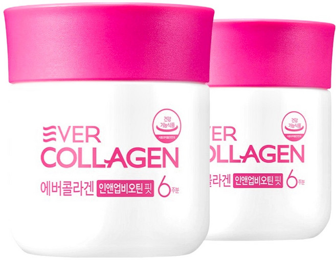 에버콜라겐 인앤업비오틴 핏, 84정, 2개