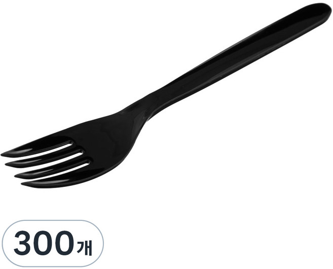 코멧 일회용 포크 블랙, 1개, 300개입