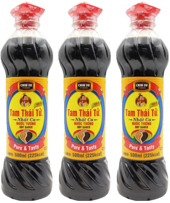 친수 낫카소이 베트남 간장, 500ml, 3개
