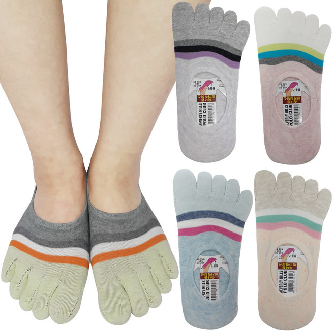 비버리힐스폴로클럽 여성용 패션 발가락 양말 5p