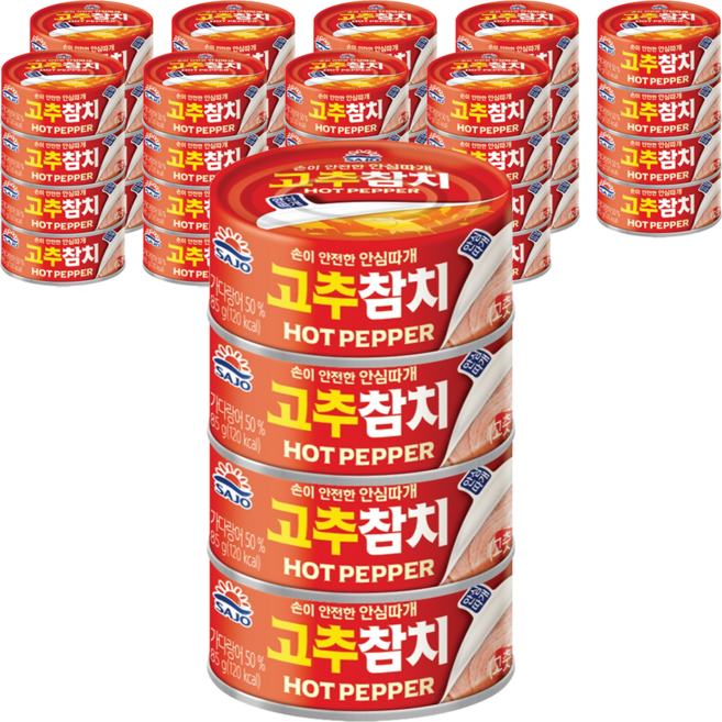 사조참치 고추참치, 85g, 40개
