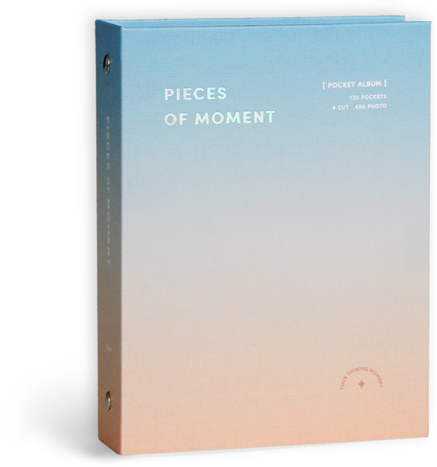 아이코닉 모멘트 네컷 앨범 포켓 사진첩 110 x 150 mm, 선라이즈, 40매