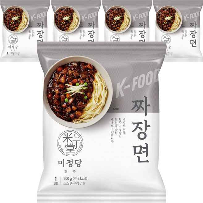 Mijungdang 米丁堂 炸醬麵 200g, 5個