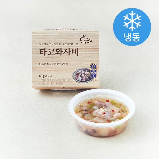 고래미 타코와사비 (냉동), 1개, 80g