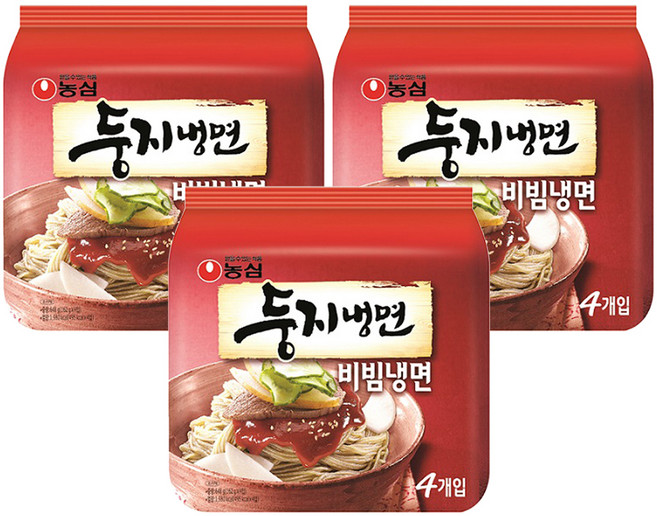 농심 둥지 비빔냉면, 12개