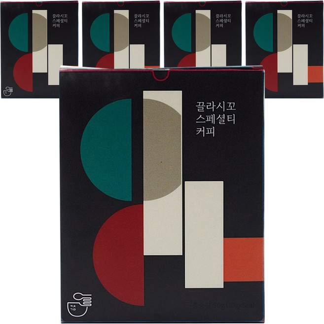 끌라시꼬 에티오피아 예르가체프 코케 커피백 스페셜티 싱글오리진, 5개, 5개입, 50g