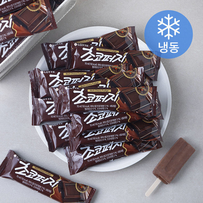 롯데웰푸드 초코퍼지 (냉동), 70ml, 1개입, 40개