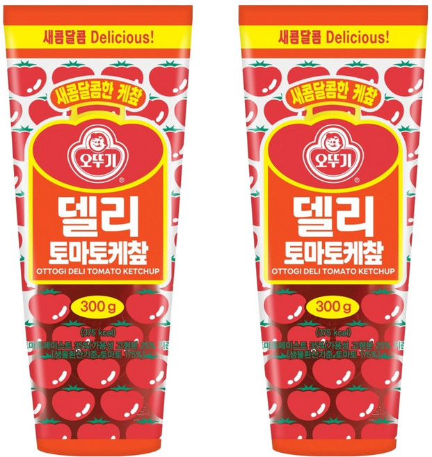 오뚜기 델리 토마토 케찹, 300g, 2개