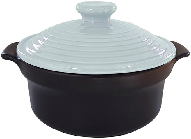 진뚝배기 리플 진뚝배기 스카이블루, 18.2cm, 1개