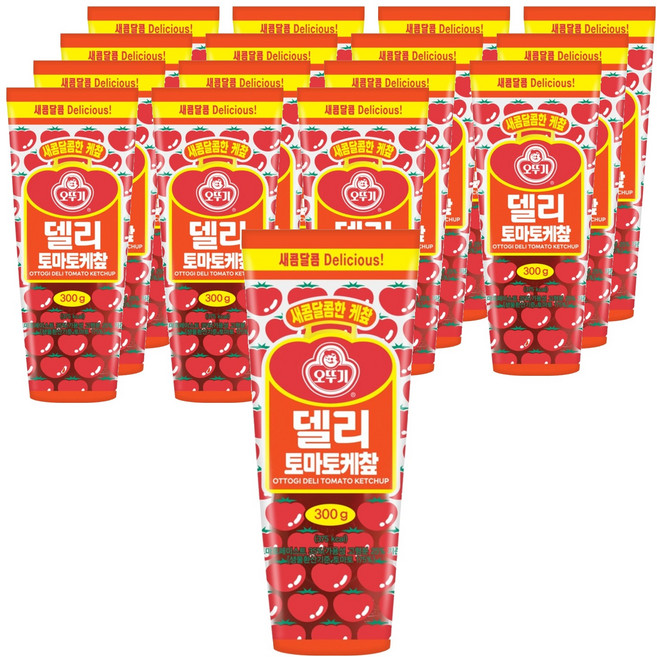 오뚜기 델리 토마토 케찹, 300g, 16개