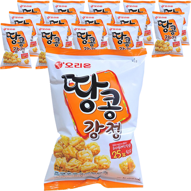 오리온 땅콩강정, 147g, 15개